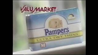 1994 Pampers Diapers at Valumarket Louisville KY Commercial