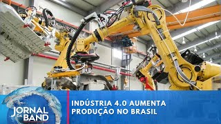 Industry 4.0 increases production in Brazil | Jornal da Band screenshot 4