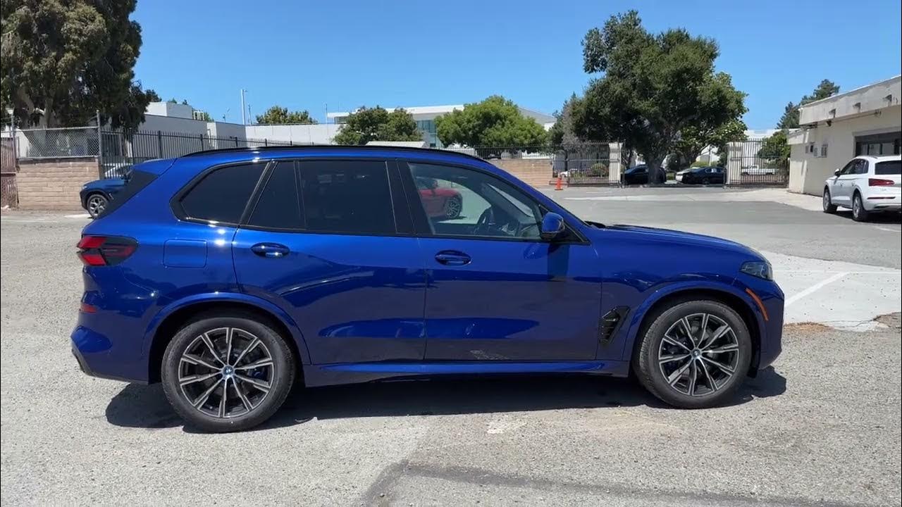 Tour the 2024 X5 xDrive50e in individual Interlagos Blue 4K YouTube