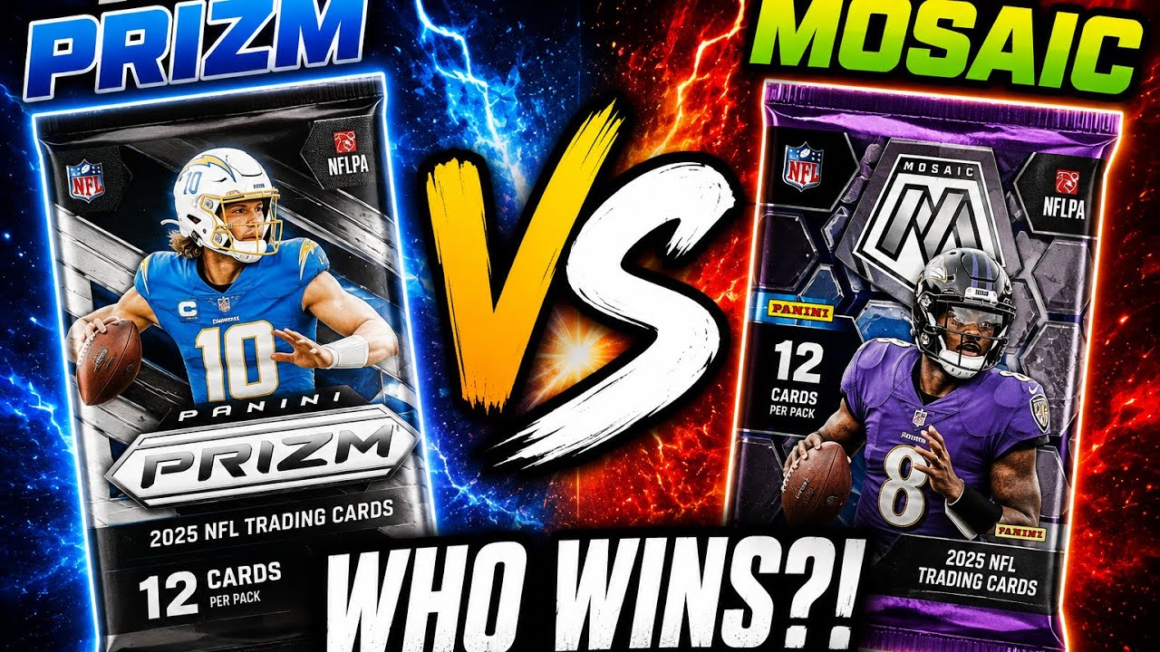 2025 Prizm vs Mosaic: Which Pack(s) Has the Best Pulls?! 🏈