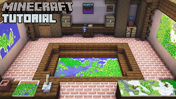 Minecraft - Map Room Tutorial (How to Build)