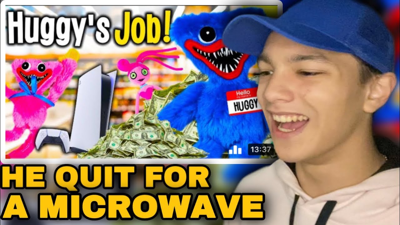 Huggy’s World | Poppy Playtime Plush: Huggy Wuggy’s Job! (Reaction ...