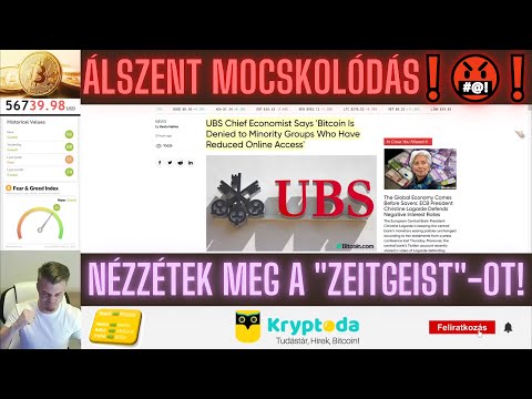 Bitcoin Hírek (159) - Álszent Mocskolódás, a svájci UBS bank részéről
