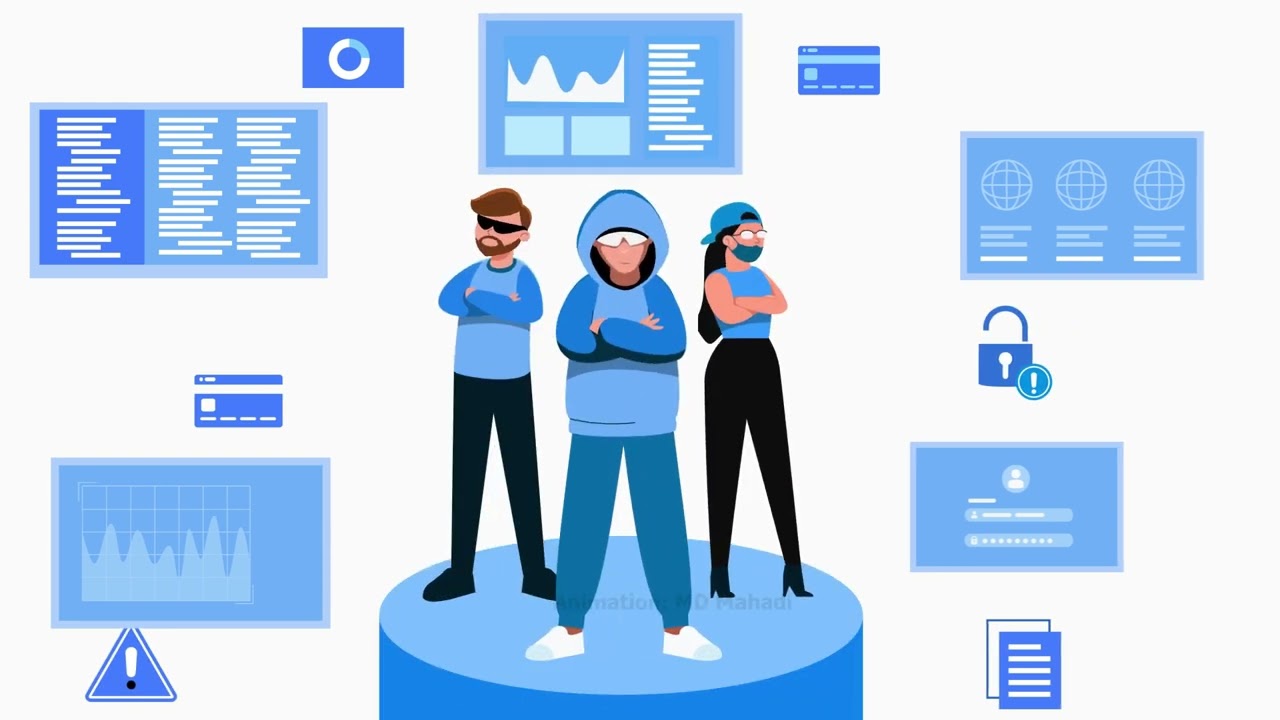Cybersecurity Explainer Animation | by Md Mahadi