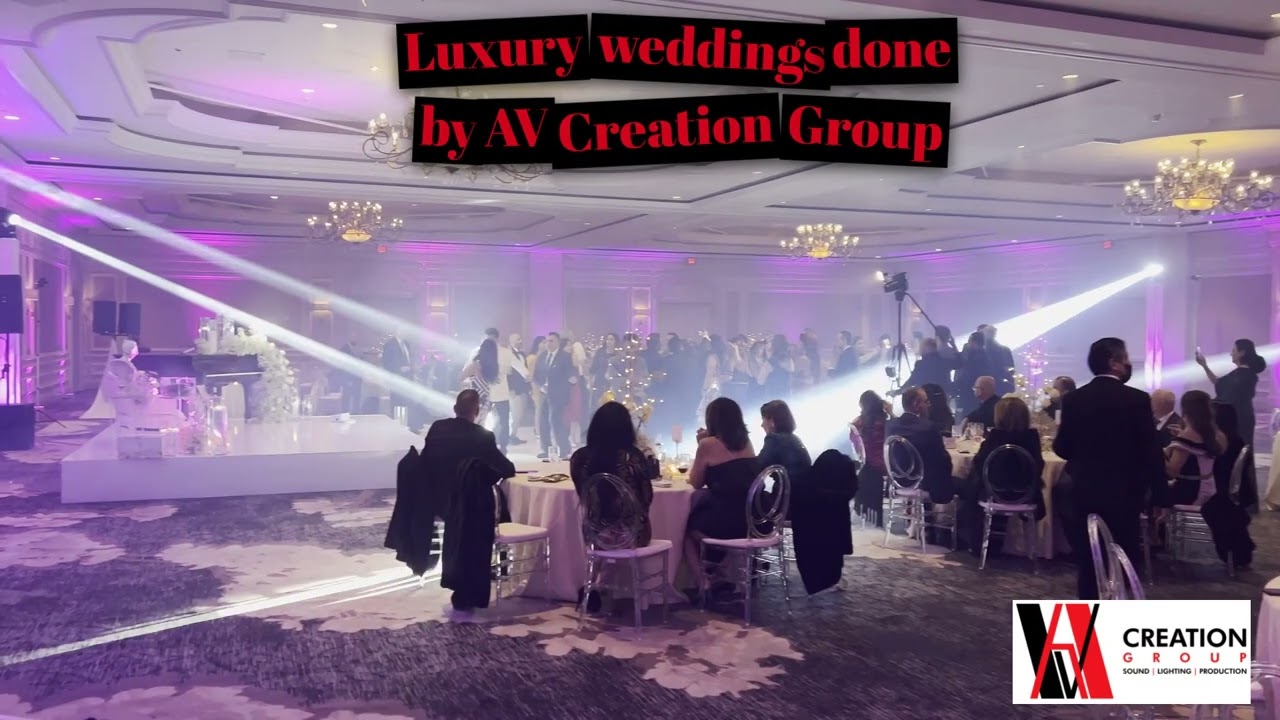 Luxury weddings done by AV Creation Group