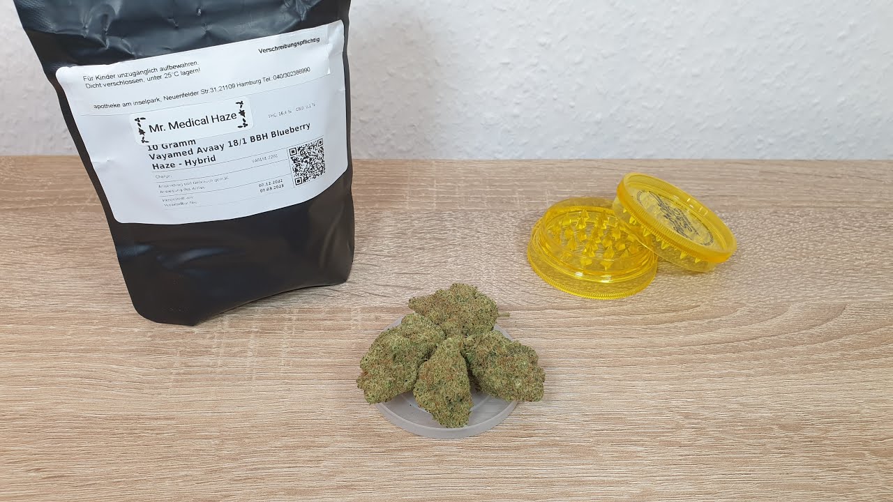 Med. C. 🥦 Sorten Review - Vayamed Avaay 18/1 BBH Blueberry Haze (4K)