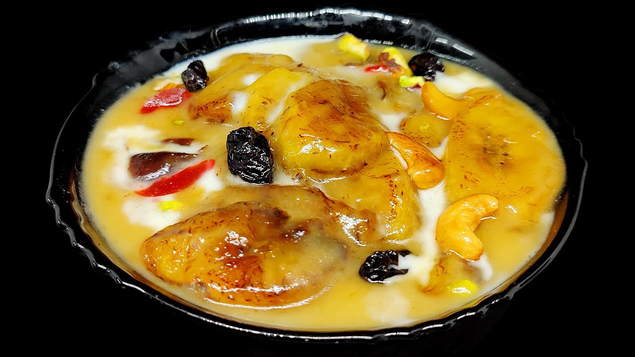 നേന്ത്രപ്പഴം വിളയിച്ചത് /BANANA COCONUT MILK DESSERT RECIPE YouTube