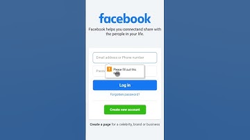 How to Create Facebook Login Page in HTML and CSS #shorts #htmlcss #facebook #facebooklogin