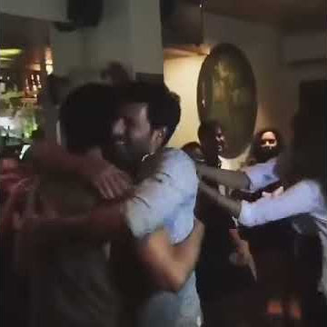 Zoya and Aditya dancing on Bepanah Title Song - Bepanah Success Party