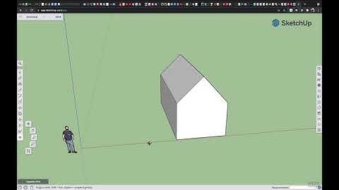 SketchUp Tutorial  How To Build a Roof  Project 1 - "2021"