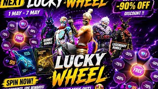Free Fire Next Lucky Wheel Event 🔥 90% Discount Confirm 😱 | FF New Event 2026