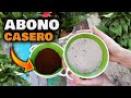 ABONO CASERO MÁGICO! Con SOLO 2 Ingredientes Más FLORACIÓN y Muchos FRUTOS | Fertilizante Casero