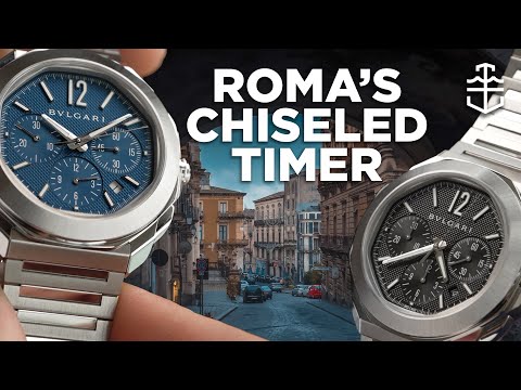 Bulgari's Octo Roma Chronograph is a sporty take on the sportiest Octo