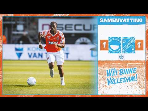 👊 Een zéér belangrijk puntje! | Samenvatting Excelsior Rotterdam - FC Volendam: 1 - 1 (2025-2026)
