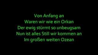 Video thumbnail of "Letzte Instanz Von Anfang an Lyric's"