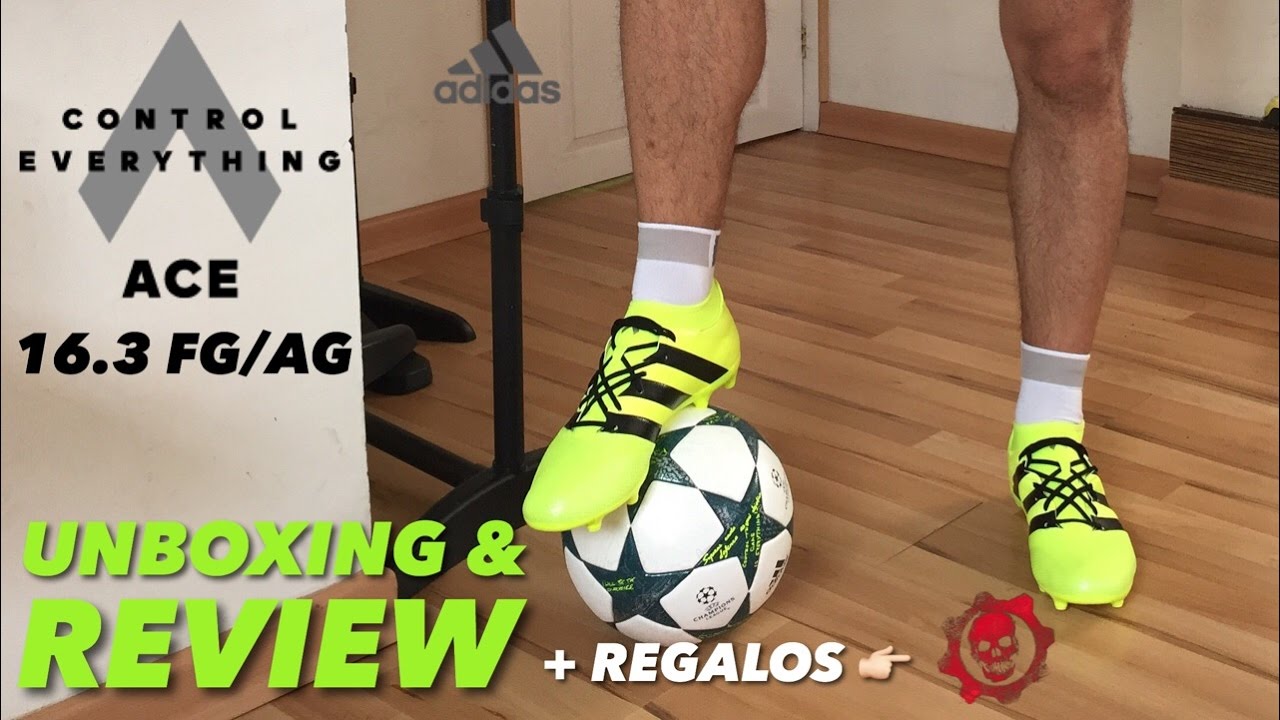 Cariñoso Cuota Bebé ADIDAS ACE 16.3 FG/AG | UNBOXING & REVIEW | - YouTube