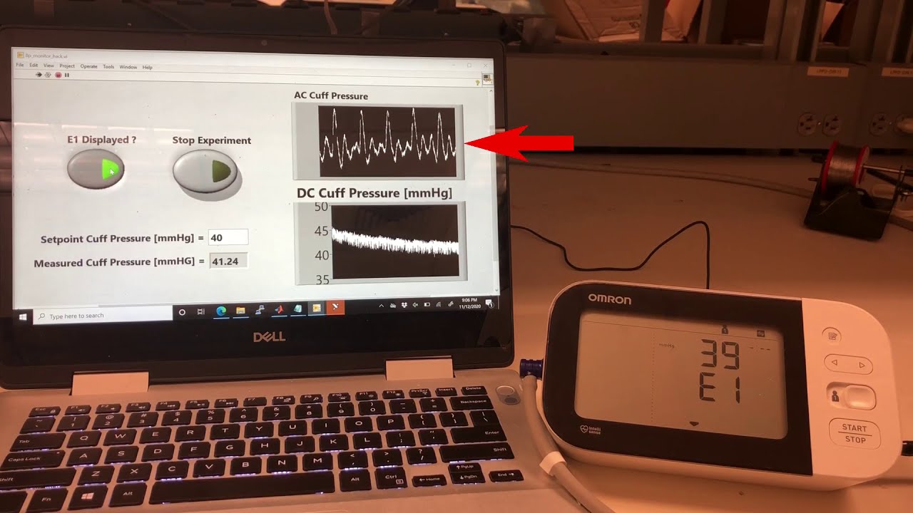 Record signals/data from a standard omron blood pressure monitor YouTube