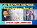 Lucu, Ba’alwi (Nasab Palsu) Mencoba Batalkan Raja Jordan (Nasab Asli). Intisari tulisan KH Imaduddin