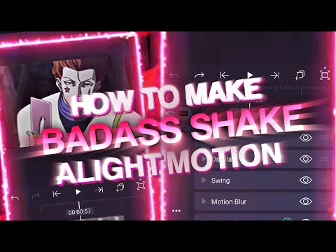 HOW TO MAKE SMOOTH BADASS SHAKE !!! Alight motion 4.0 | AMV TUTORIAL - AE inspired