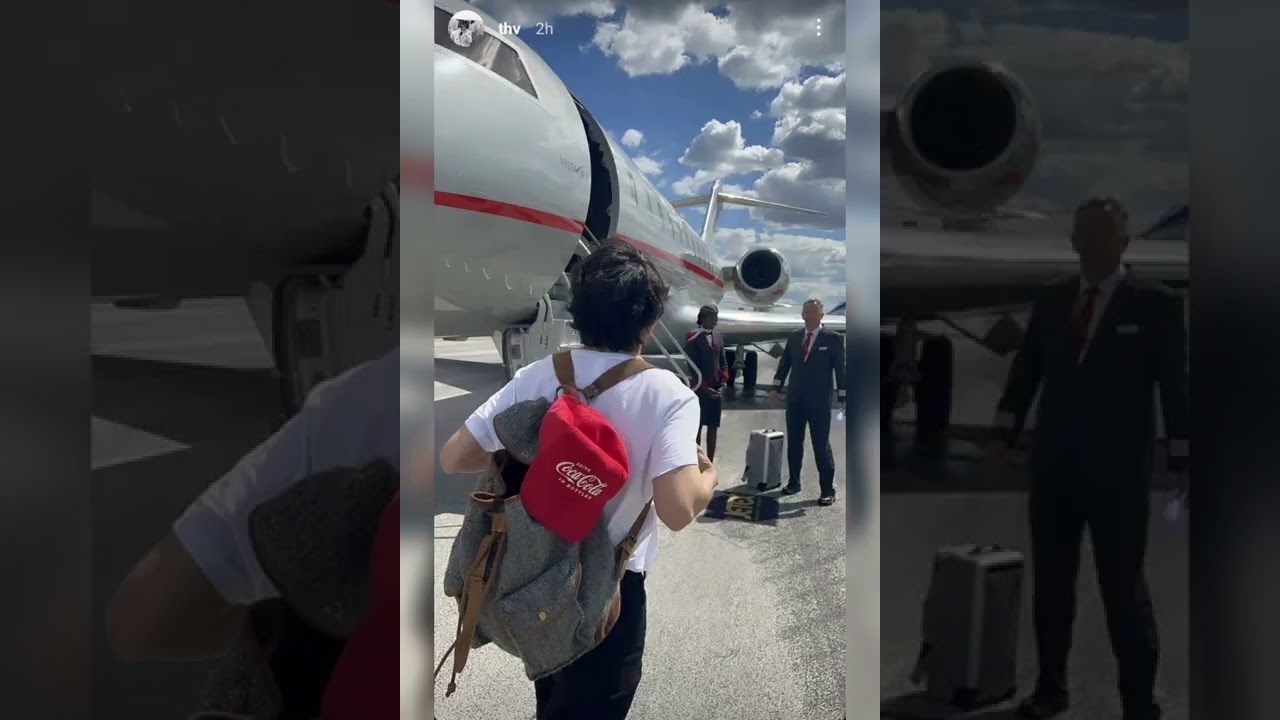 Tonton V at airport #v #taehyung #kimtaehyung #bts #btstaehyung #btsv #btsshorts #shorts di YouTube Tonton V at airport #v #taehyung #kimtaehyung #bts #btstaehyung #btsv #btsshorts #shorts di YouTube