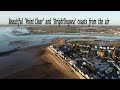 The beautiful point clear and brightlingsea coasts from the air essex uk