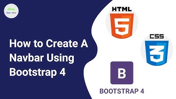 Navbar Using HTML5 | CSS 3 | Bootstrap 4