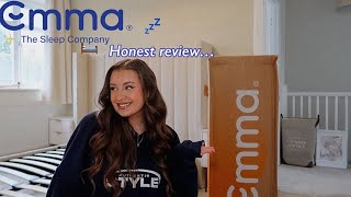 EMMA SLEEP HAUL & REVIEW!! We finally have a finished bedroom & ✨💤🤍