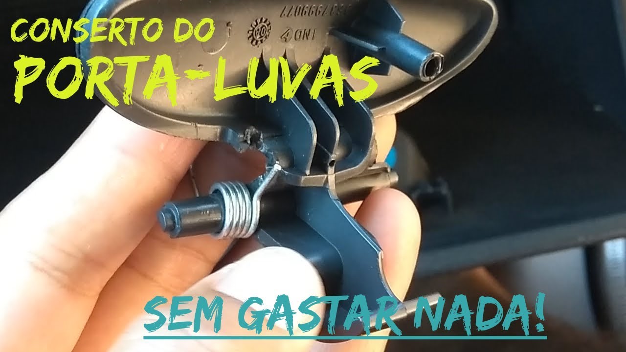 CONSERTO PORTA-LUVAS C3 sem gastar nada