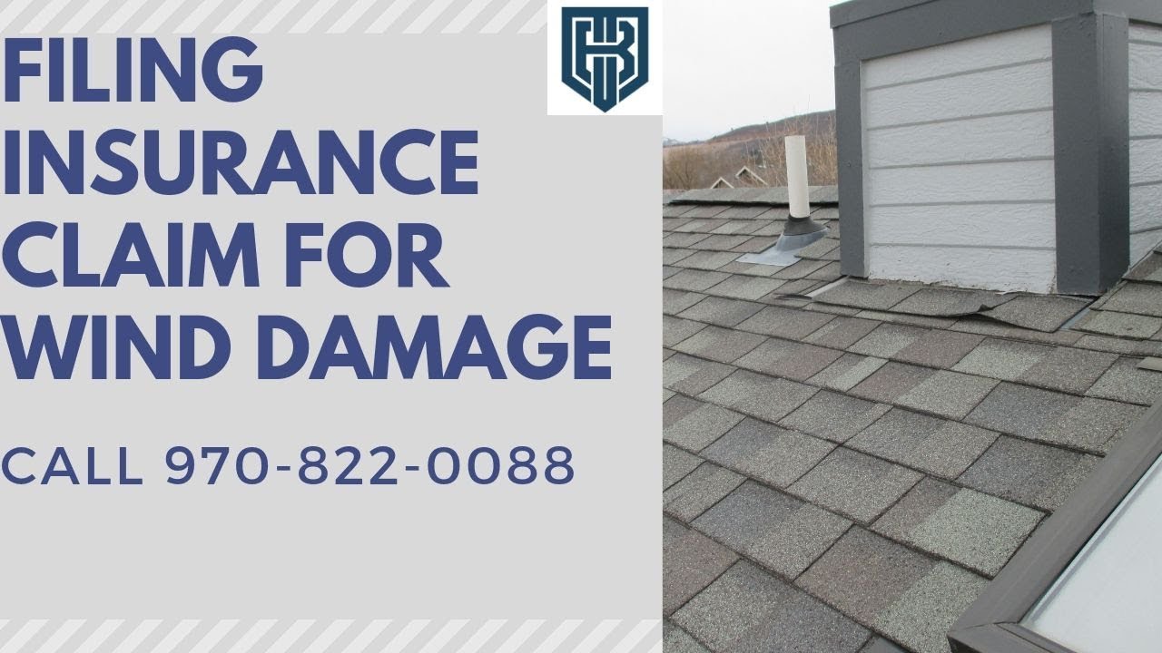 Insurance Claim Wind Damage Roof Help Fort Collins CO