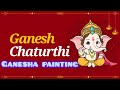 Diy Ganesh chaturthi easy painting #ganeshchaturthi #ganeshapainting #mandalaart #diy #painting #art