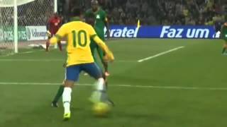 Neymar Fake Rabona & Elastico Trick Vs Zambia