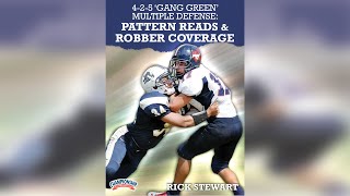 4-2-5 'Gang Green' Multiple Defense: Pattern Reads & Robber Coverage - The Base Cover 3!
