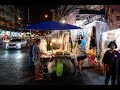 [4K] Night walking "Huai Khwang Night Market and Ganesha Shrinefrom" MRT station, Bangkok