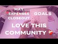 JUNE PLAN WITH ME/ MAY EXPENSES CLOSEOUT/ GOALS/MY HEART IS WITH ❤️‍🩹@Sitasbudgetingjourney