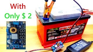 How to Make a 12 volt Battery Charger with a Laptop Charger