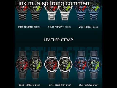 Video 483000đ: Đồng hồ Sanda 1088-26 thạch anh mặt tròn xoay... - youtube