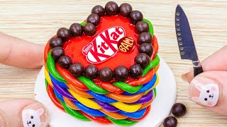 1000+ Amazing Rainbow KITKAT Cake Recipe 🍭 Best of Miniature Rainbow Cake 💕 Miniature Cake Bakery