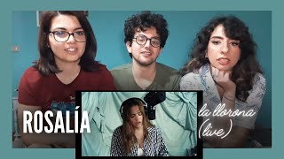 Italians React to Rosalía - La Llorona (live) | esp cc