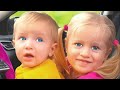 We Are in the Car Wheels On The Bus - Children's Songs by Katya and Dima