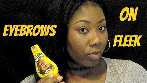 EYEBROW ROUTINE | How To Get Those Eyebrows On Fleek!