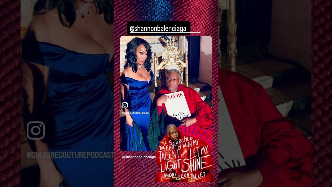If you were only here today 😩 Andre Leon Talley