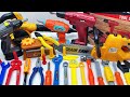 14-minute unboxing: Drill, chainsaw, and toolbox all included; immersive engineering experience.