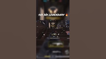 1vs3 In Legendary 🔥 | MP Rank CODMobile #codm #shorts