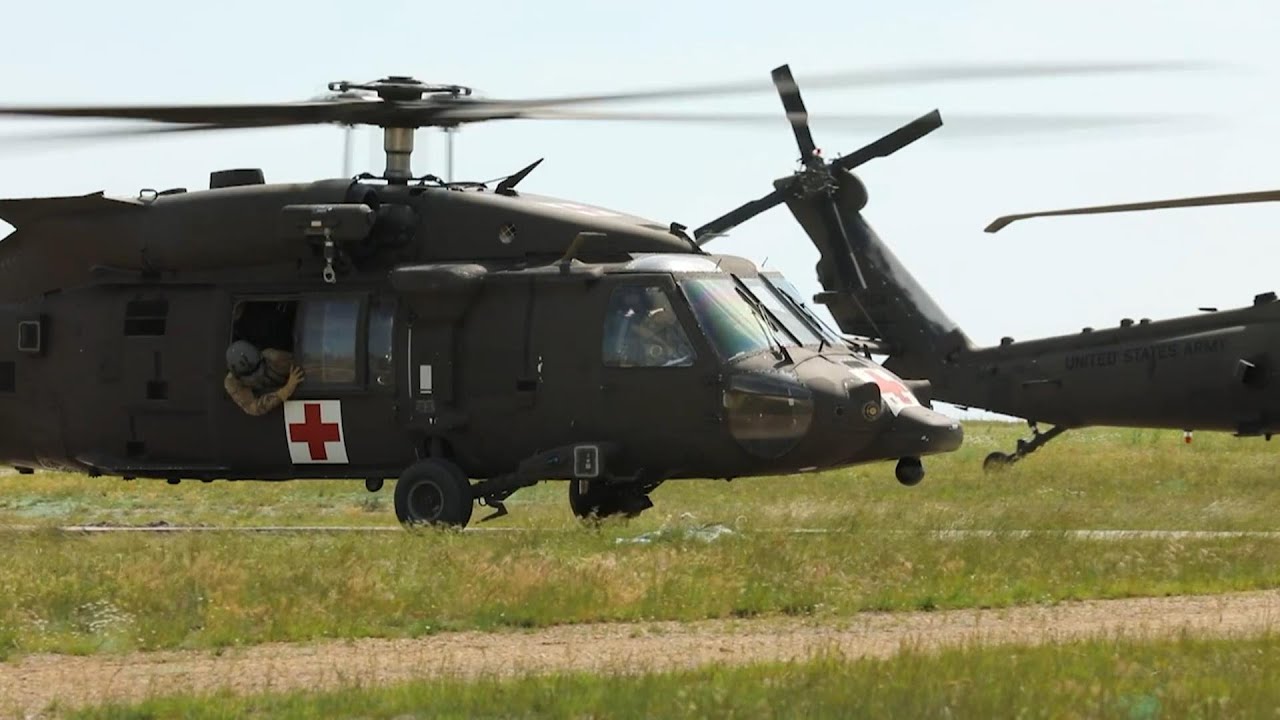 Black Hawk MEDEVAC training, Saber Guardian 23 hospital exercise of DEFENDER 23 at Romanian
