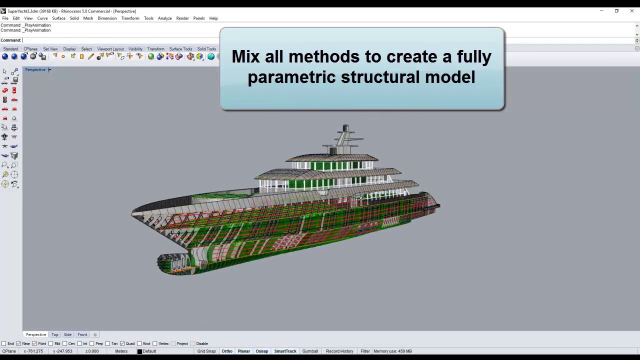 ExpressMarine - parametric marine structure modeling plug 