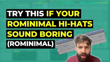 Supercharge Rominimal Hi-Hats: Adding Groove and Complexity with 3 simple Ableton Stock Plugins!