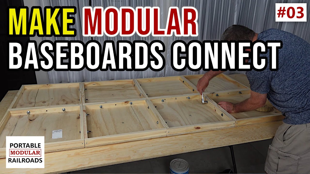 How to make Portable Modular Railroad's Connectable #03 - YouTube