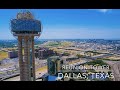 Reunion Tower Dallas Drone