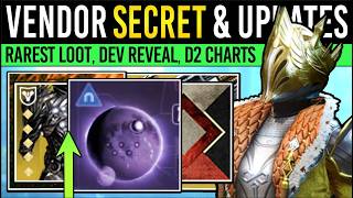 Destiny 2: SECRET VENDOR LOOT & ERA ENDING! Rarest DROPS, Cinematic Mode, Lost Director & More!