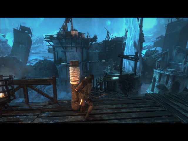 RISE OF THE TOMB RAIDER THE FROZEN CITY GET THROUGH THE 2ND GATE 